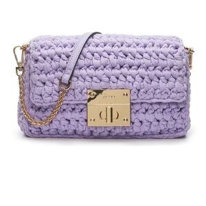 Aldo crochetta crossbody bag in purple